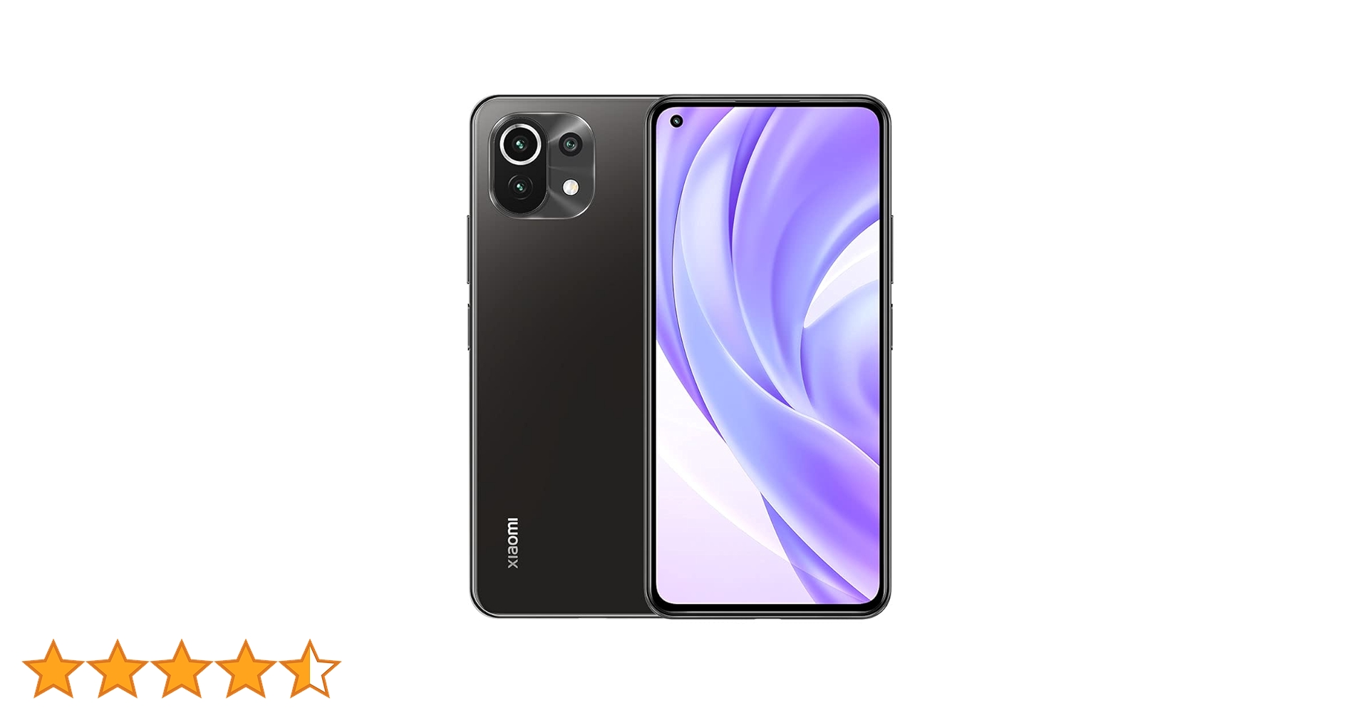 スマートフォン本体 Mi 11 Lite 5G Black 6GB/128GB Refurbished) Xiaomi 11 Lite NE 5G (Vinyl Black, 6GB RAM, 128 GB